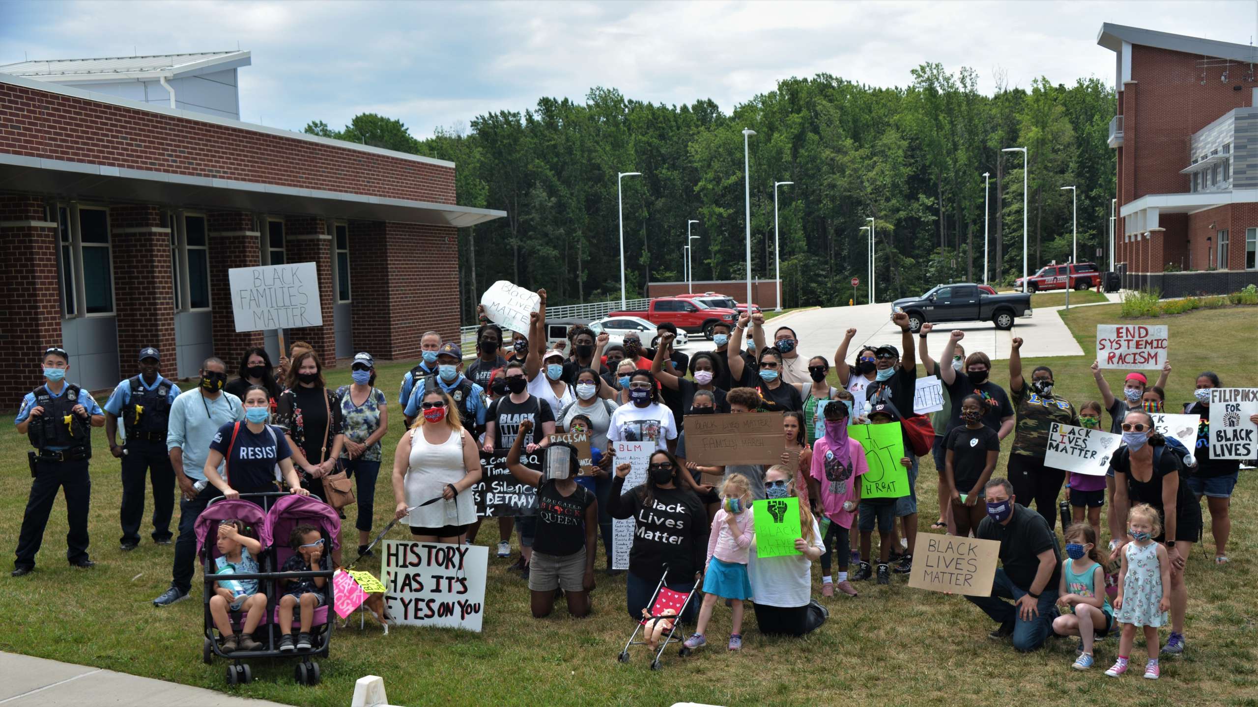 Police, Community come together during Black Lives Matter Family March