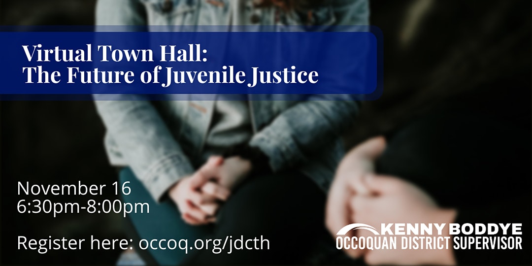 Supervisor Boddye to Host “Future of Juvenile Justice in Prince William” Virtual Town Hall