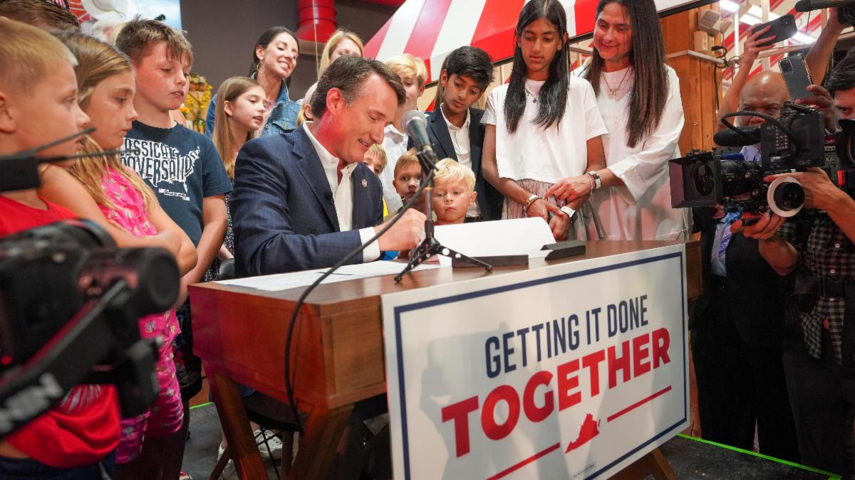 Governor Glenn Youngkin Celebrates Signing of Virginia State Budget