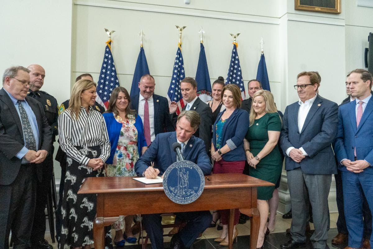 Governor Glenn Youngkin Signs Legislation to Combat Labor Trafficking